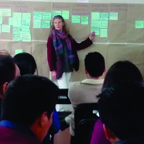 Christine Giraud, coordinadora para desarrollar la Estrategia Regional de Cambio Climático en Ancash