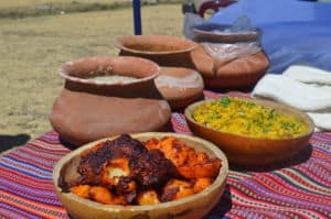 El tradicional picante de cuy, preparado por las madres de las comunidades campesinas en Ancash