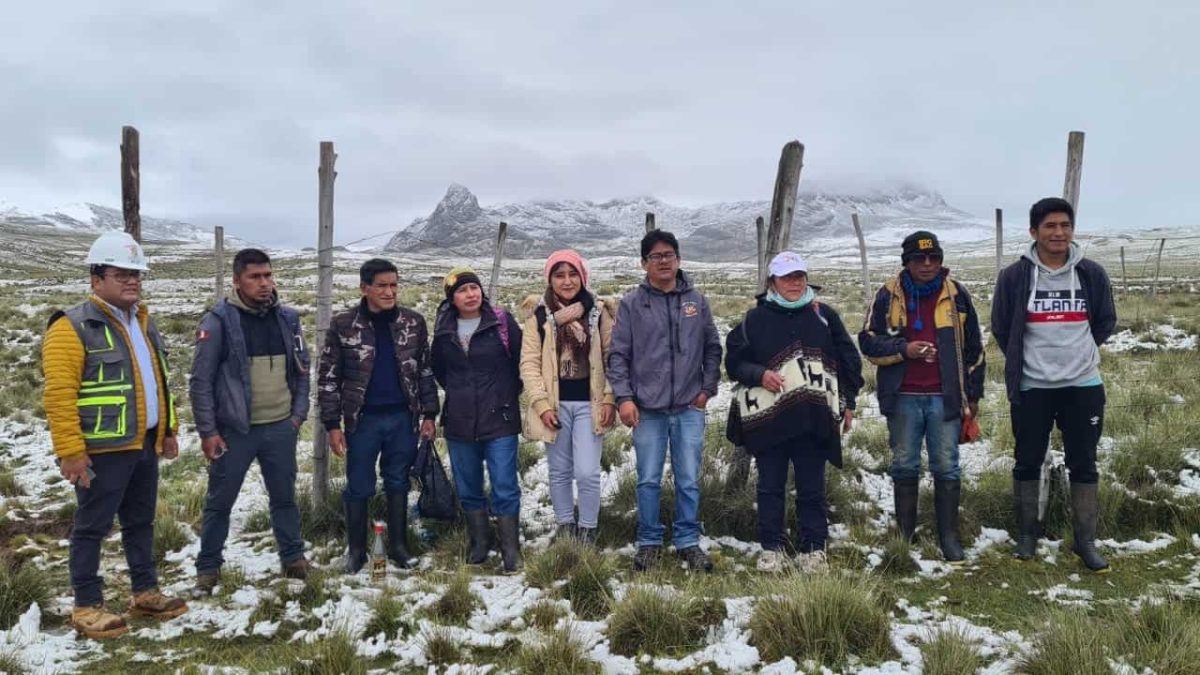 Socios del proyecto visitaron la zona de crianza de vicuñas en la comunidad de Tomas para continuar con la implementación de la medida de adaptación al cambio climático