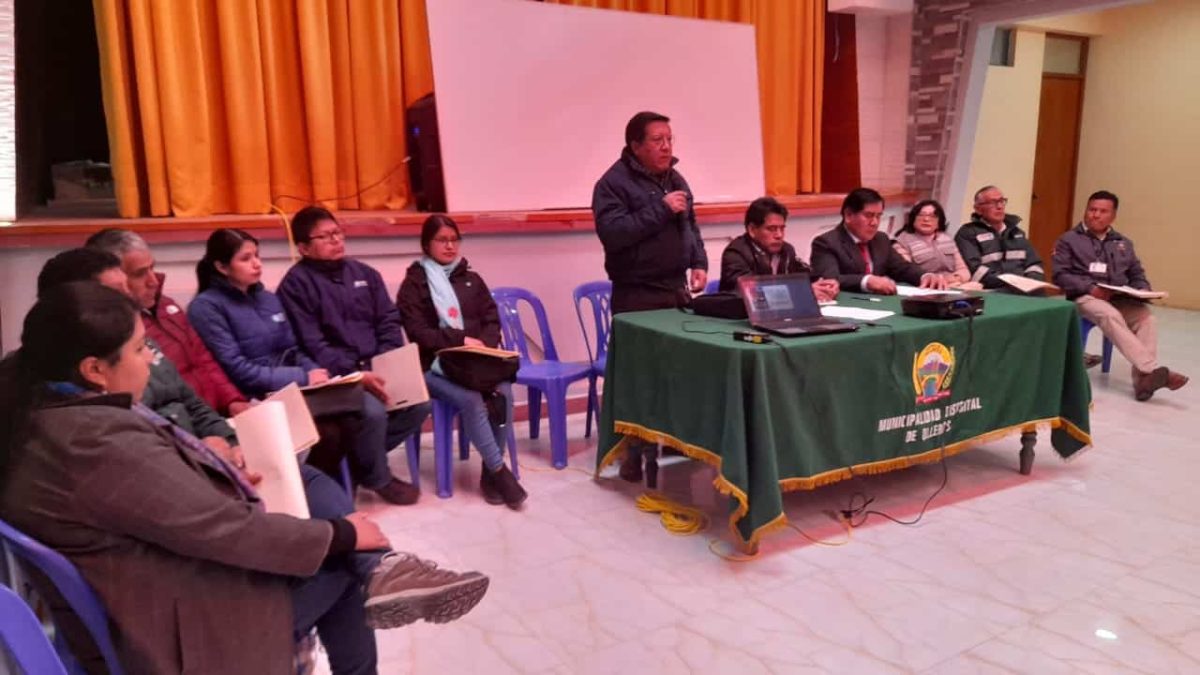 Conformación del comité en la localidad de Olleros