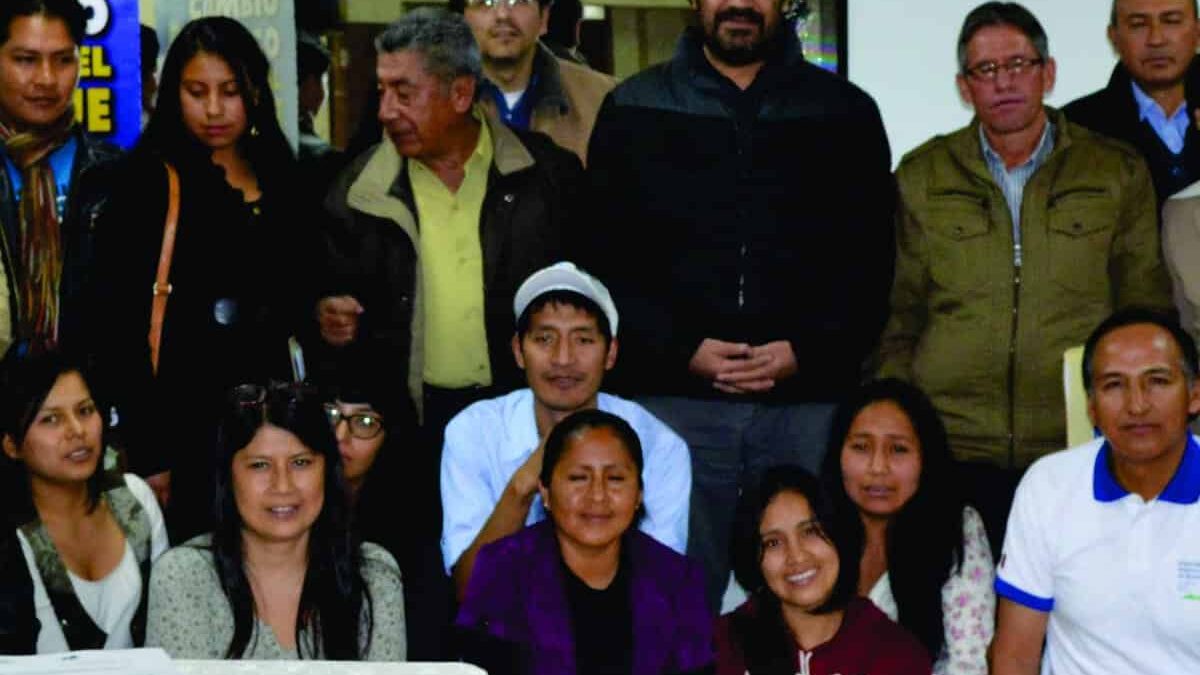 Comunicadores de las tres mancomunidades municipales: Río Yanamayo, Tres Cuencas y Waraq en Ancash, luego de las jornadas de capacitación