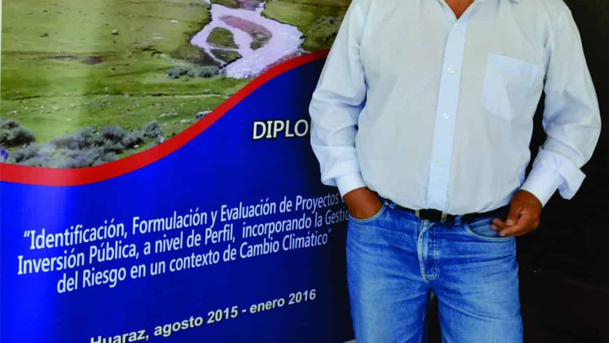 Vidal Rondán, coordinador del proyecto "Asegurando el Agua y los medios de Vida en la Montaña", del Instituto de Montaña